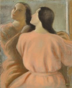 Allo specchio, 1922 circa